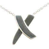 ティファニー キス ネックレス SV925 シルバー レディース TIFFANY&Co. 【中古】